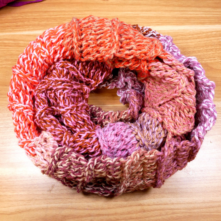 Loop-Schal im Rippenmuster – Häkelanleitung (digital)