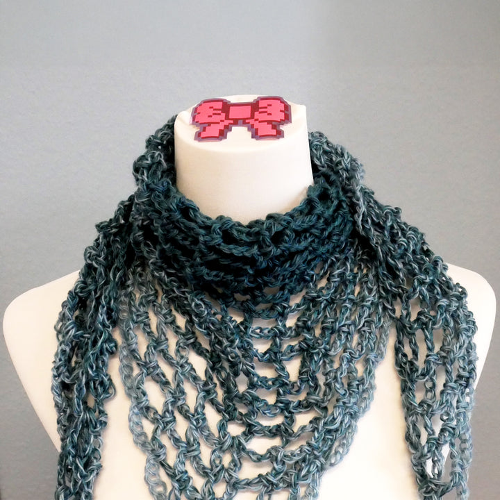 Dreieckstuch aus Luftmaschenbögen – Häkelanleitung (digital)