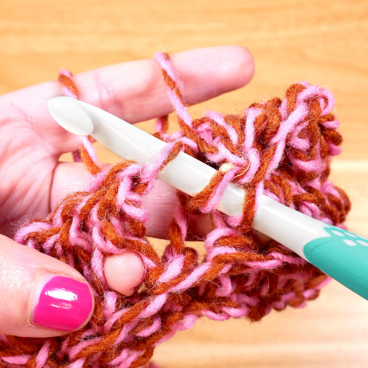 Loop-Schal im Rippenmuster – Häkelanleitung (digital)