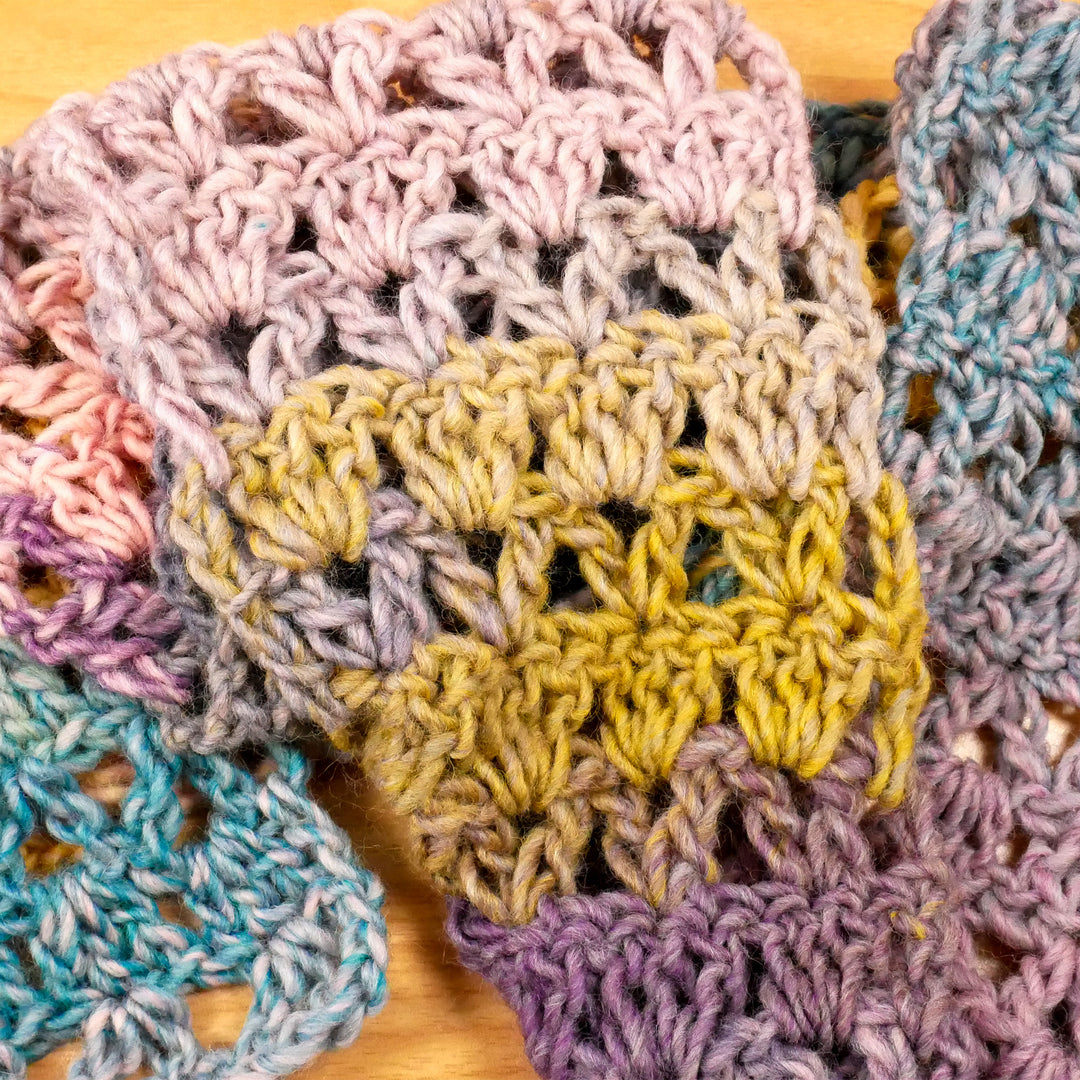 Schal im V-Stäbchen & Granny Style Mix – Häkelanleitung (digital)