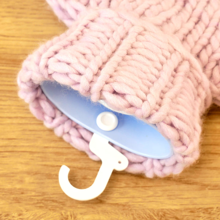 Kuscheliger Wärmflaschenbezug mit Herzmotiv – Strickanleitung (digital)