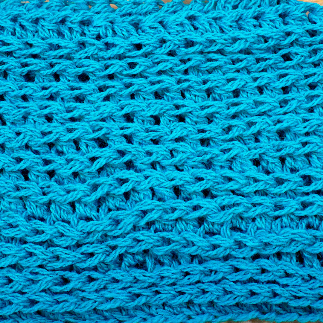 Single Loop im Rippenmuster (in Runden) – Häkelanleitung (digital)