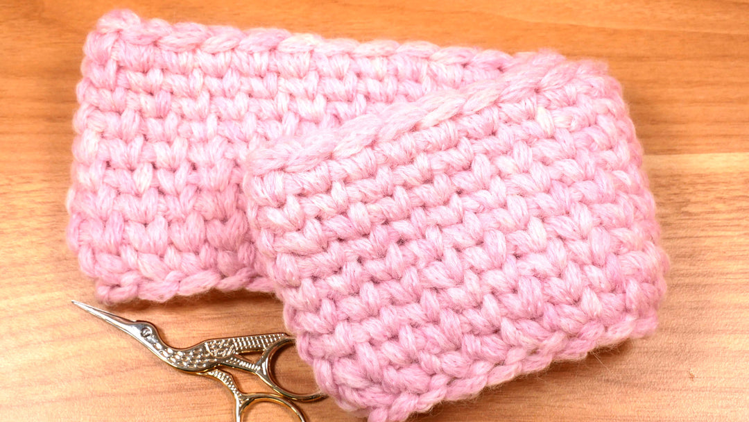Stirnband in Runden mit Stricklook – Häkelanleitung (digital)